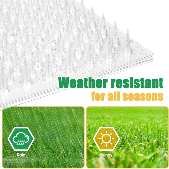 Zipcase Cat Repellent Scat Mat 16" X 13" For Cats & Birds 16 Pack Indoor Outdoor - Picture 6 of 10